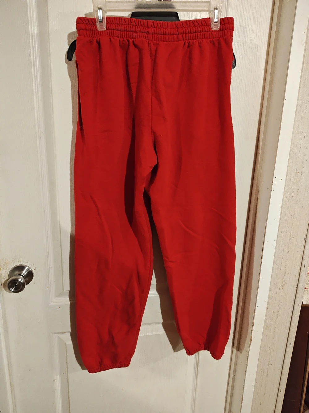 Fruit of the Loom Red Kids Sweatpants with Elastic Waist